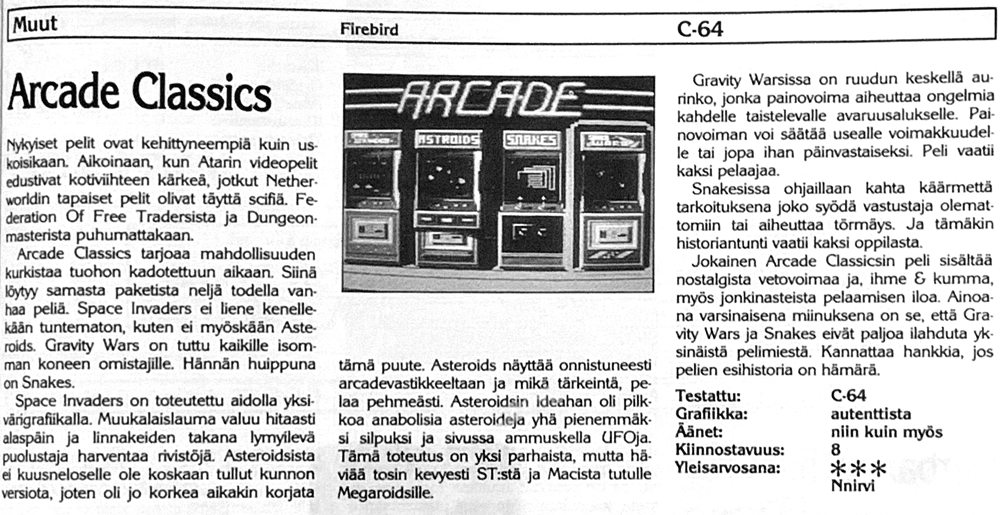 Arcade Classics